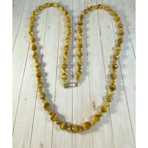Jay King DTR Necklace 925 Tiger’s Eye Beaded Southwestern Signed